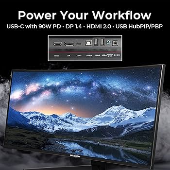 Deco Gear 40 Curved Ultrawide Nano IPS Monitor, 5120x2160